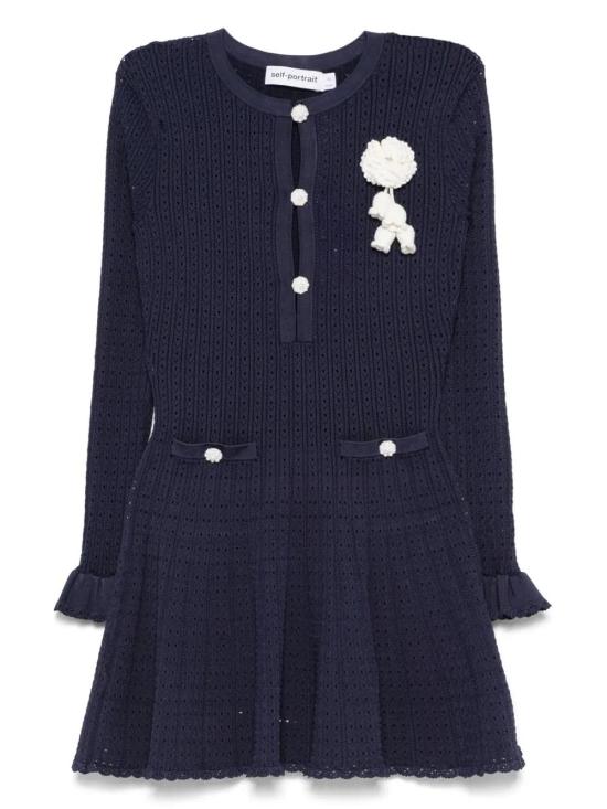 25FW 셀프 포트레이트 숏 원피스 PF25094SBL NAVY