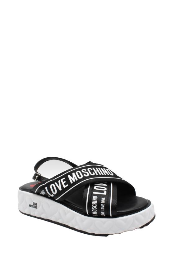  모스키노 샌들 JA16315I0IIX300A Black - MOSCHINO