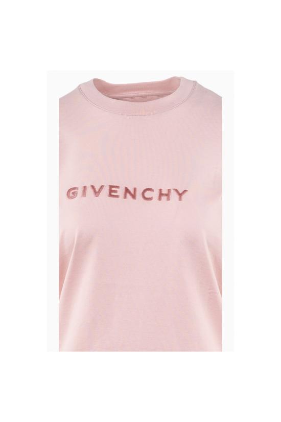  지방시 반팔 티셔츠 BW707Y3Z85 682 Pink - GIVENCHY