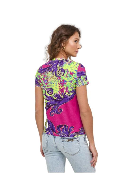  베르사체 반팔 티셔츠 76HAH6P3 Multicolor - VERSACE