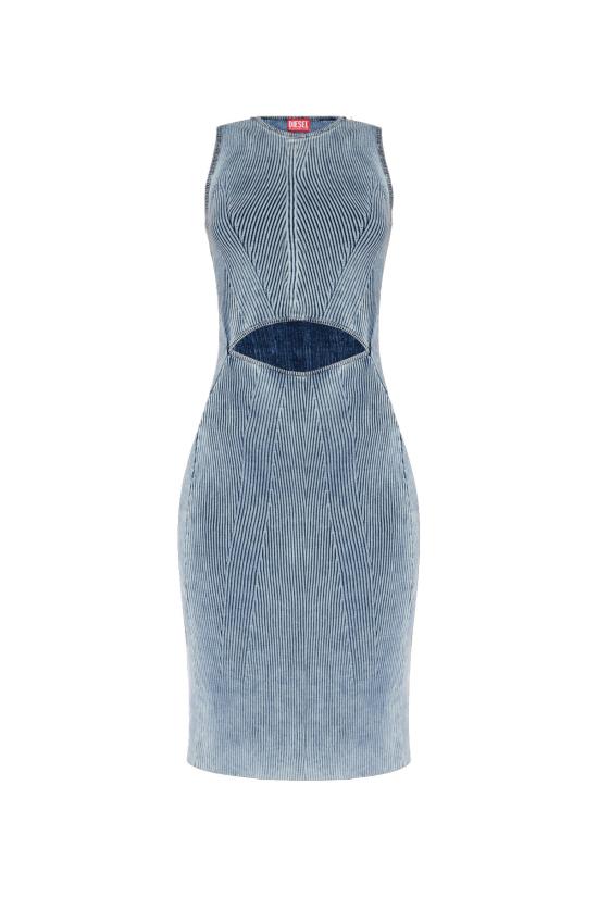  디젤 미디 원피스 A12423 0CHAQ 8NC denim