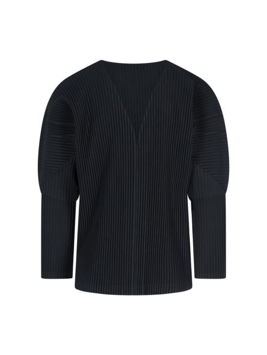 25SS 옴므 플리세 이세이 미야케 가디건 HP57JL541 15 Black - HOMME PLISSE' ISSEY MIYAKE
