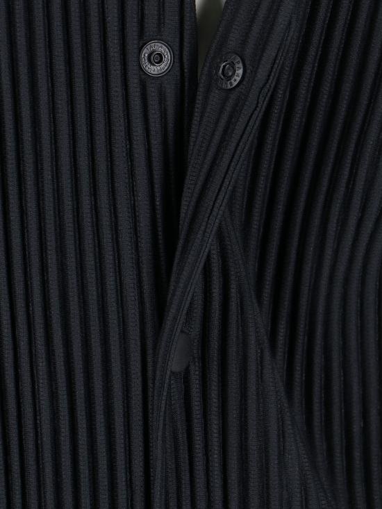 25SS 옴므 플리세 이세이 미야케 가디건 HP57JL541 15 Black - HOMME PLISSE' ISSEY MIYAKE