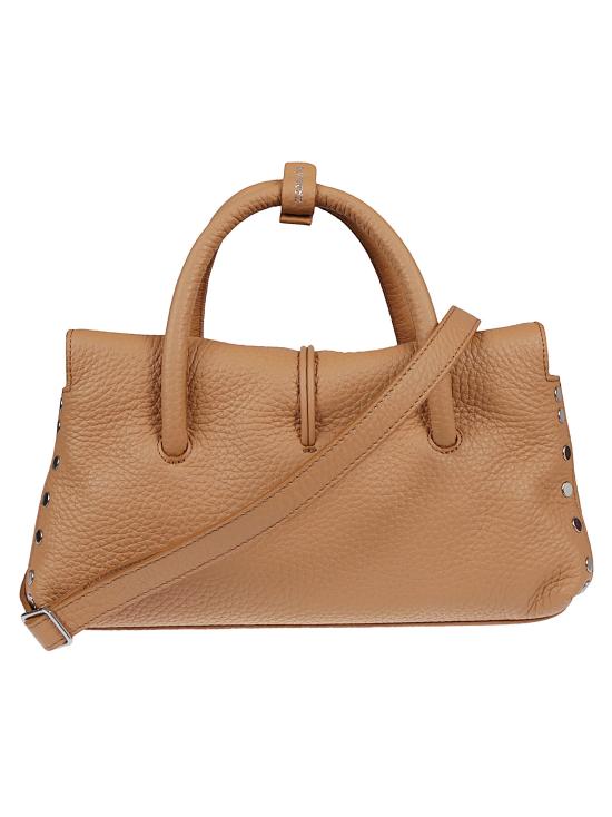 25FW 자넬라토 토트백 DOTTA CENTAURO SMALL BROWN AMARETTO Leather Brown - ZANELLATO