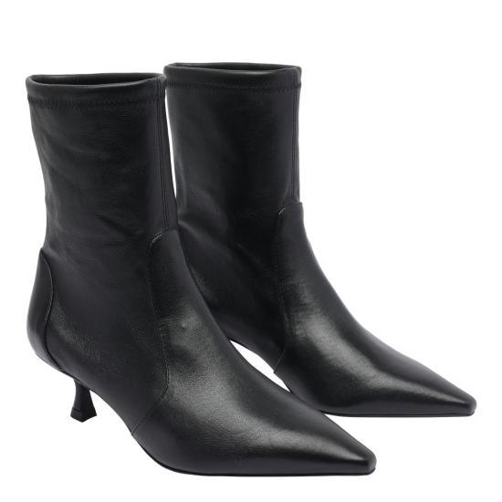 25FW 스튜어트 와이츠먼 나오미 50 앵클 부츠 SJ404 NAOMI 50 BOOTIE SRLBLK Black - STUART WEITZMAN
