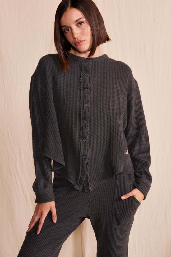  피플 오브 레이저 블라우스 People Of Leisure 퀸 와플 탑