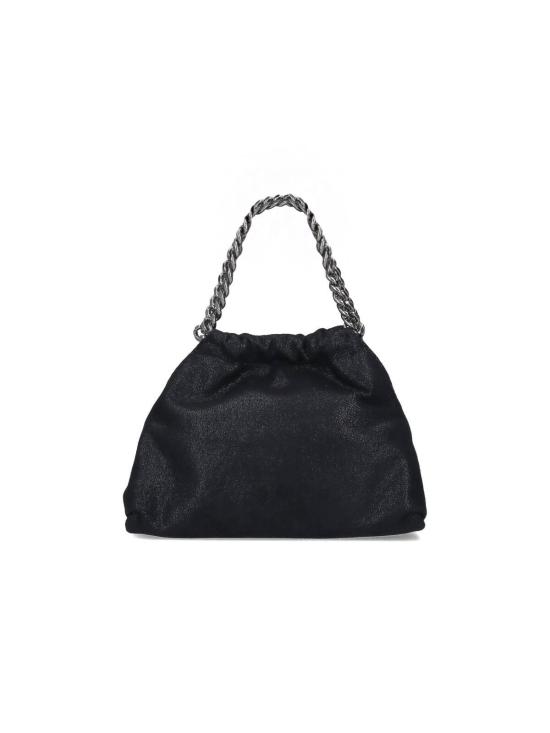 25FW 스텔라 맥카트니 팔라벨라 드로스트링 숄더백 7B0144W91321000 Black - STELLA MCCARTNEY