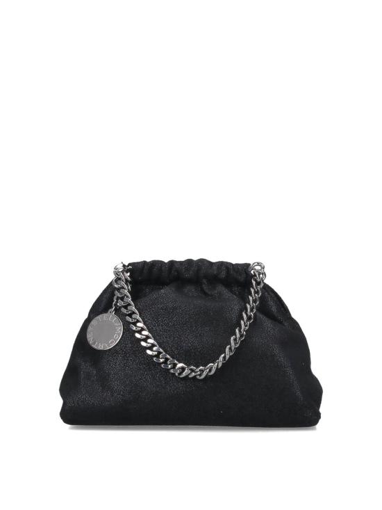 25FW 스텔라 맥카트니 팔라벨라 드로스트링 숄더백 7B0144W91321000 Black