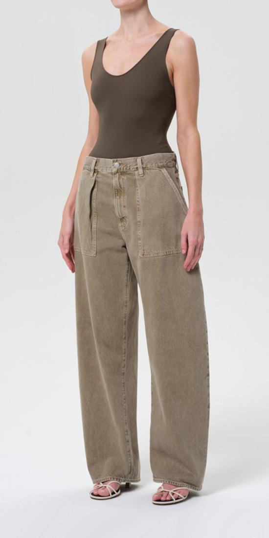  에이골디 바디수트 티셔츠 아골데 토라 탱크 바디수트 - AGOLDE