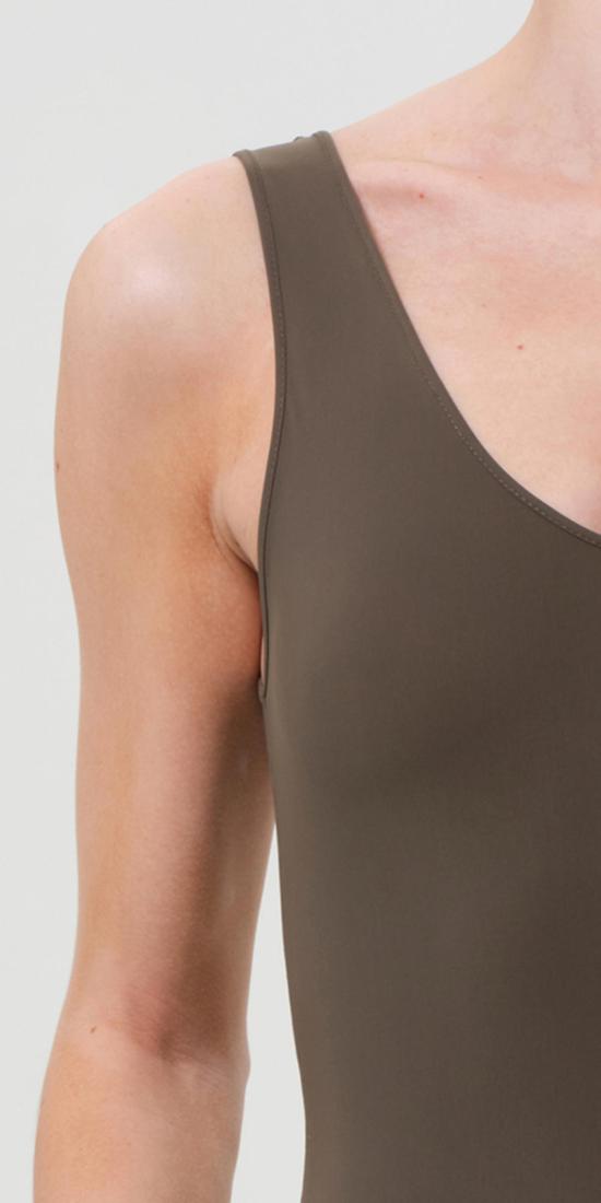  에이골디 바디수트 티셔츠 아골데 토라 탱크 바디수트 - AGOLDE