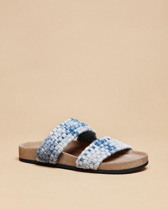  Marea New York 뮬/슬리퍼 더블 반다 슬라이드 인디고 - OTHER BRANDS