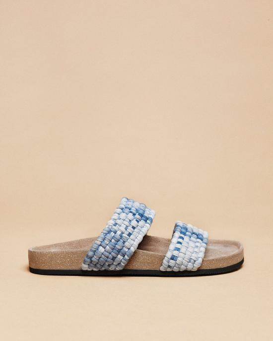  Marea New York 뮬/슬리퍼 더블 반다 슬라이드 인디고 - OTHER BRANDS