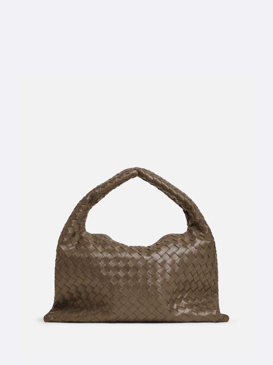  보테가베네타 스몰 홉 숄더백 796262V3IV12360 LIGHT BROWN - BOTTEGA VENETA