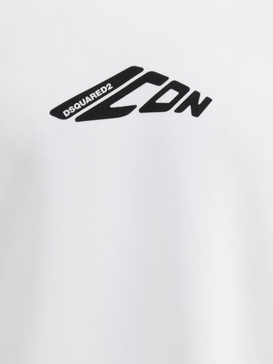 25FW 디스퀘어드2 긴팔 티셔츠 S79GU0136D25007 100 WHITE - DSQUARED2