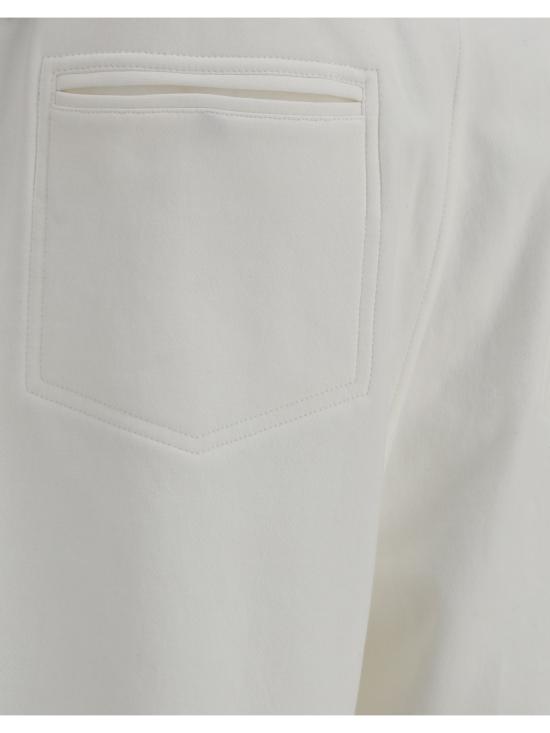 25FW 브루넬로 쿠치넬리 스트레이트 팬츠 MW8633381G C7220 WHITE - BRUNELLO CUCINELLI