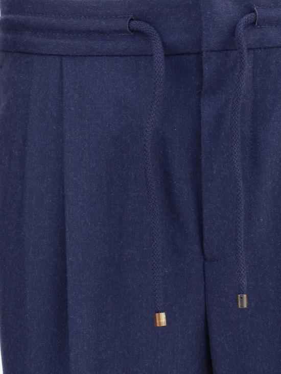 25FW 브루넬로 쿠치넬리 스트레이트 팬츠 ME226E1710 C396 BLUE - BRUNELLO CUCINELLI