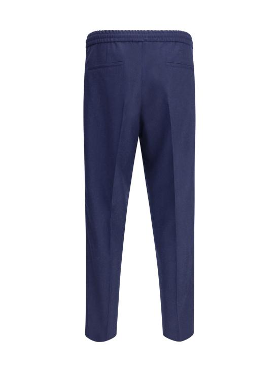 25FW 브루넬로 쿠치넬리 스트레이트 팬츠 ME226E1710 C396 BLUE - BRUNELLO CUCINELLI