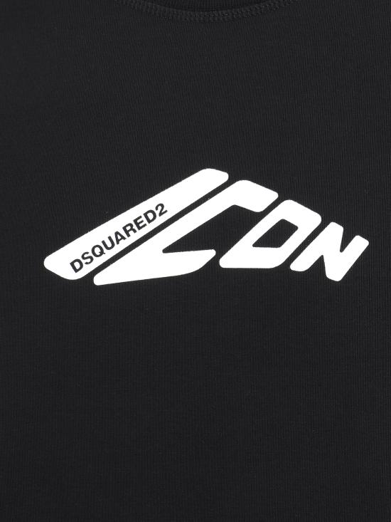 25FW 디스퀘어드2 긴팔 티셔츠 S79GU0136D25007 900 BLACK - DSQUARED2