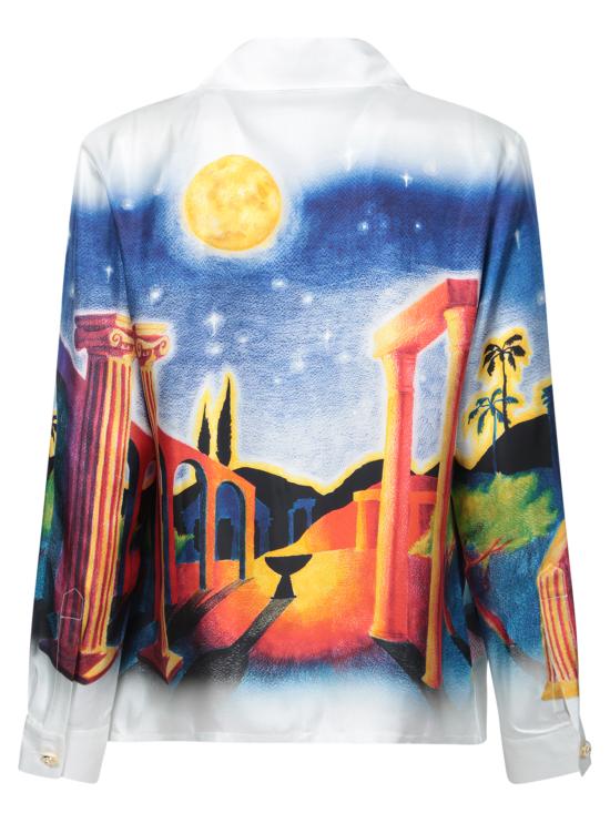 25SS 카사블랑카 긴팔 셔츠 UMPS25SH 006 01 Blue - CASABLANCA