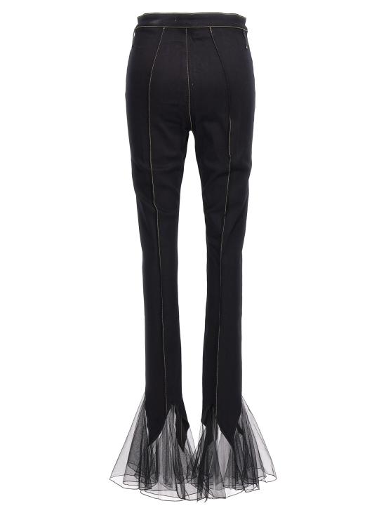  넨시 도자카 데님 팬츠 NDAW24DEN014BLACKOVERDYE Black - NENSI DOJAKA