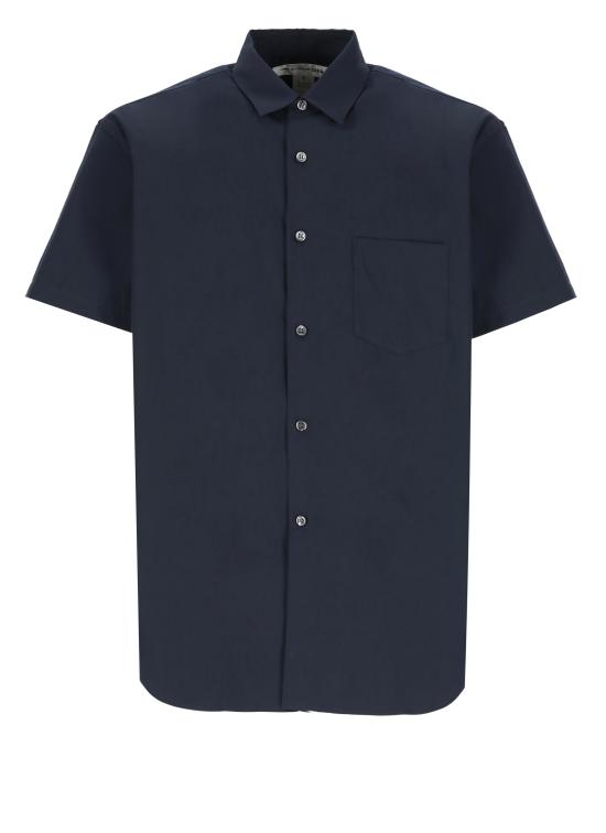 25SS 꼼데가르송 반팔 셔츠 FZB071PER2 NAVY DOM