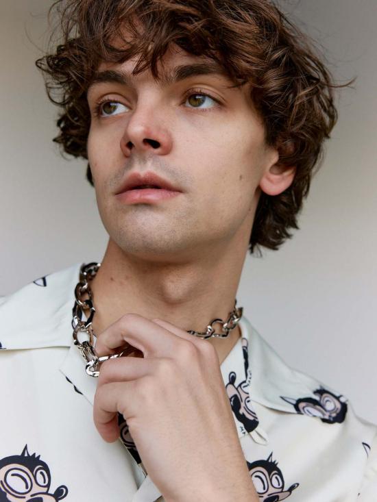  마르니 네크리스 실버 청키 체인 - MARNI