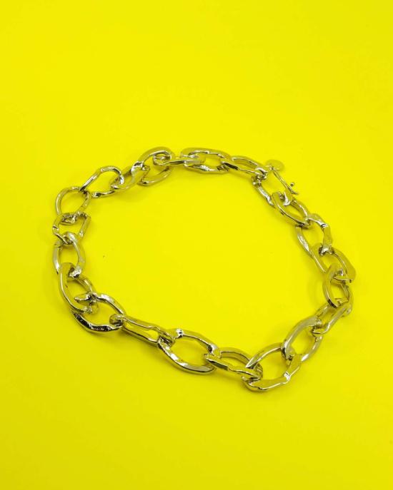  마르니 네크리스 실버 청키 체인