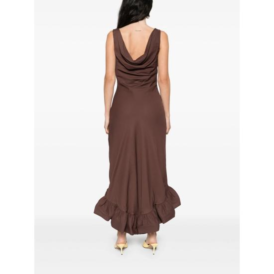 25FW Malina 롱 원피스 12248492 ALIA CHOCO BROWN - MALINA