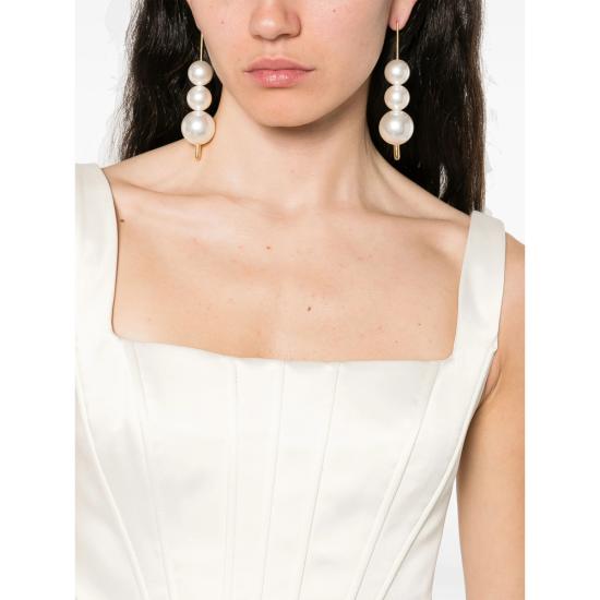 25FW Malina 숏 원피스 12248478 LIVIA VANIL WHITE - MALINA