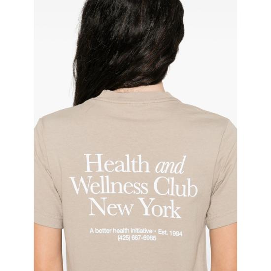 25FW 스포티앤리치 반팔 티셔츠 TO043622016GY ELEPH NEUTRALS - SPORTY & RICH