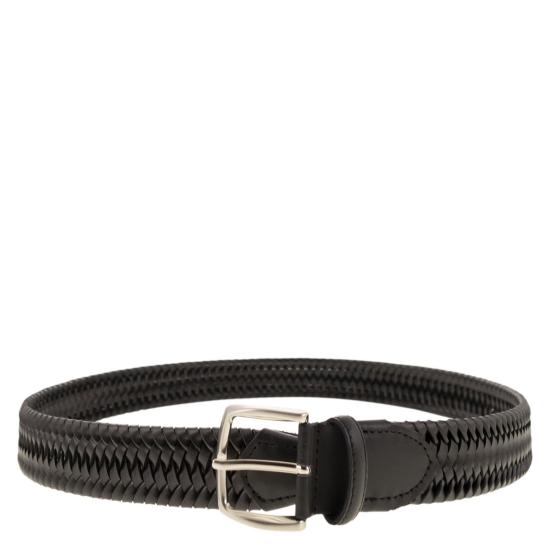 25FW 알베르토루티 벨트 ELASTICO CERATO NEW BLACK