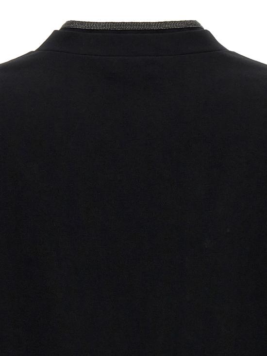 26FW 브루넬로 쿠치넬리 탑 MPT18BD222C101 Black - BRUNELLO CUCINELLI