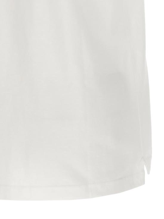 26FW 디젤 T-어드저스트-Od 메탈릭 오발 D 티셔츠 A178800CLBR100 White - DIESEL