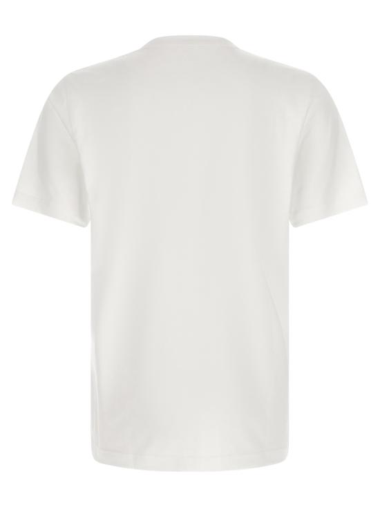 26FW 디젤 T-어드저스트-Od 메탈릭 오발 D 티셔츠 A178800CLBR100 White - DIESEL