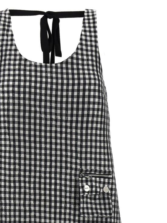 25FW 가니 롱 원피스 W0463099 Black - GANNI