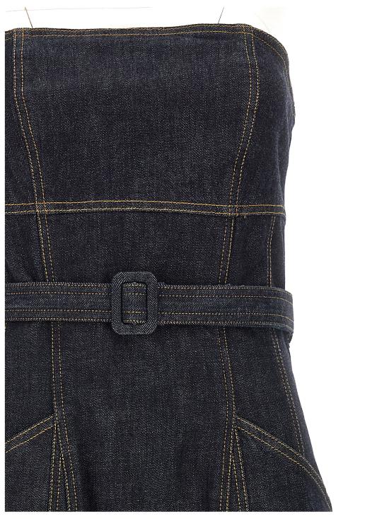 25FW 셀프 포트레이트 롱 원피스 PF25801MABLBLUE Blue - SELF PORTRAIT