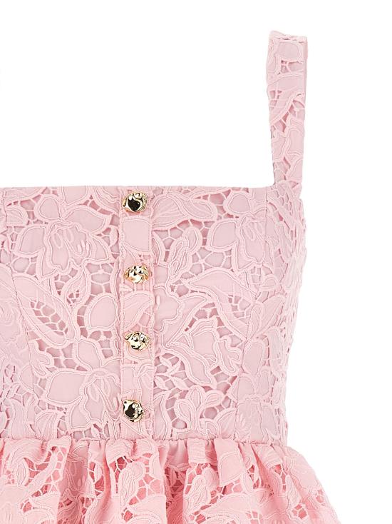 25FW 셀프 포트레이트 롱 원피스 PF25112MPPINK Pink - SELF PORTRAIT