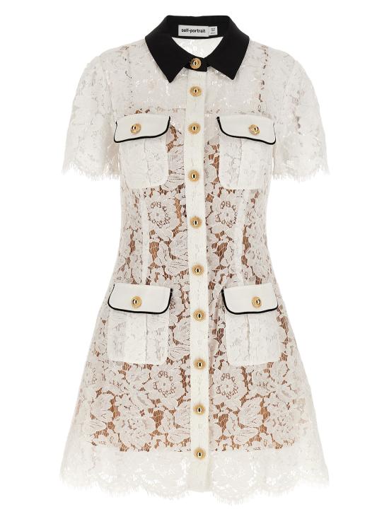 25FW 셀프 포트레이트 숏 원피스 PF25020SWWHITE White