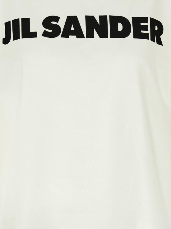 25FW 질샌더 탑 J03GC0137J45148102 White Black - JIL SANDER