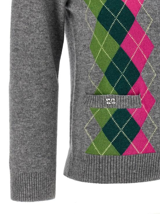 25FW 가니 가디건 K2512921 Gray - GANNI