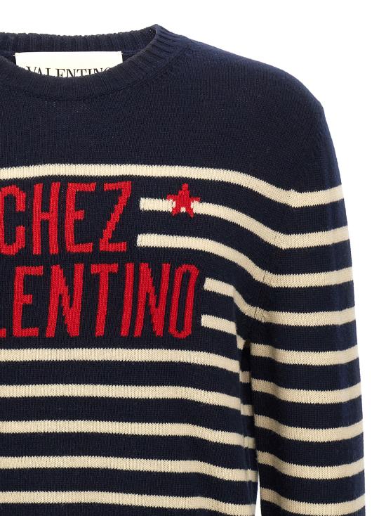 25FW 발렌티노 가라바니 스웨터 V3KC34WB1WDYB Blue - VALENTINO GARAVANI