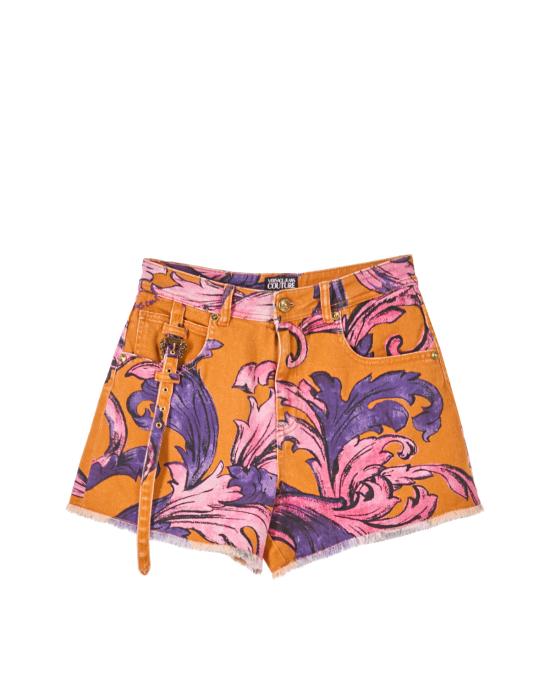 25SS 베르사체 숏팬츠 78HAD51B ES138SS0 565 ARANCIONE MULTI