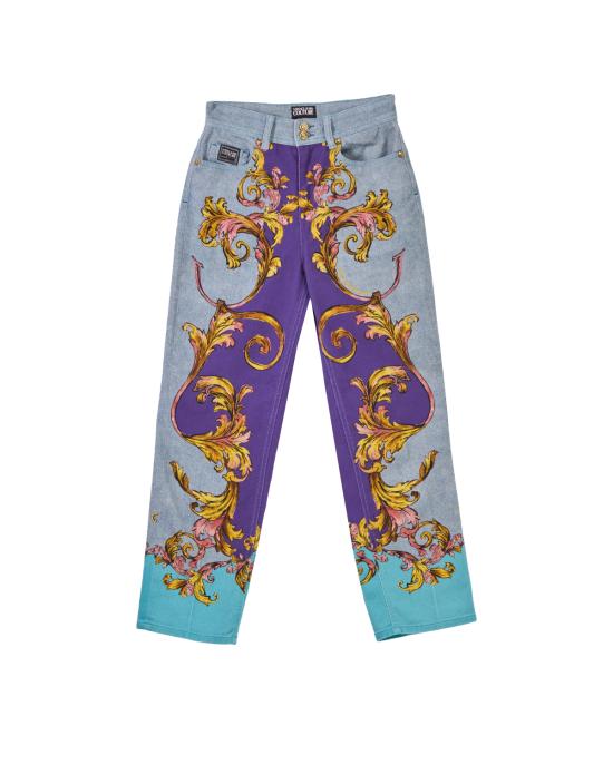 25SS 베르사체 데님 팬츠 78HAB5P5 ES140L54 322 MULTICOLOR