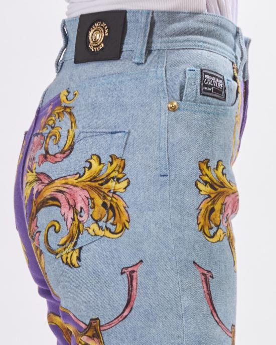 25SS 베르사체 데님 팬츠 78HAB5P5 ES140L54 322 MULTICOLOR - VERSACE