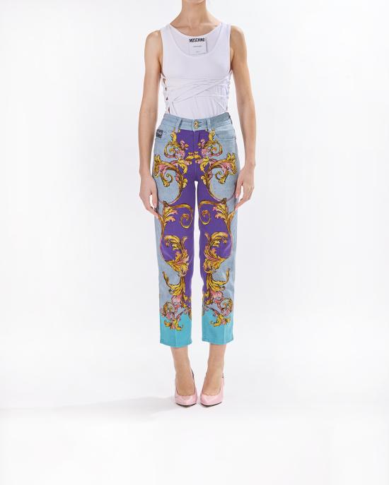 25SS 베르사체 데님 팬츠 78HAB5P5 ES140L54 322 MULTICOLOR - VERSACE