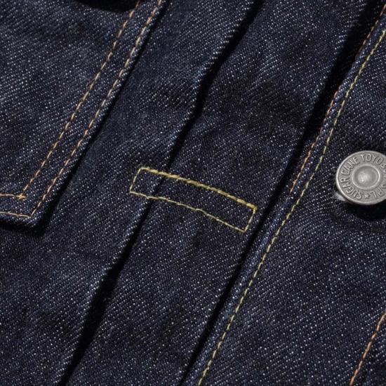  슈가케인 데님 자켓 사탕수수 Sc11953 14.25온스 셀비지 데님 1953 타입 II 재킷 - SUGAR CANE