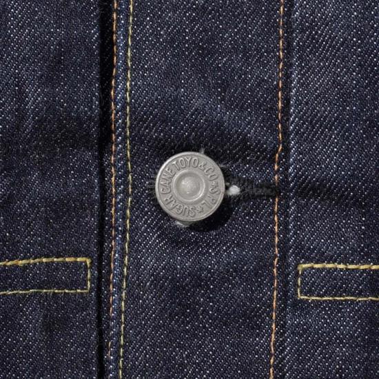  슈가케인 데님 자켓 사탕수수 Sc11953 14.25온스 셀비지 데님 1953 타입 II 재킷 - SUGAR CANE