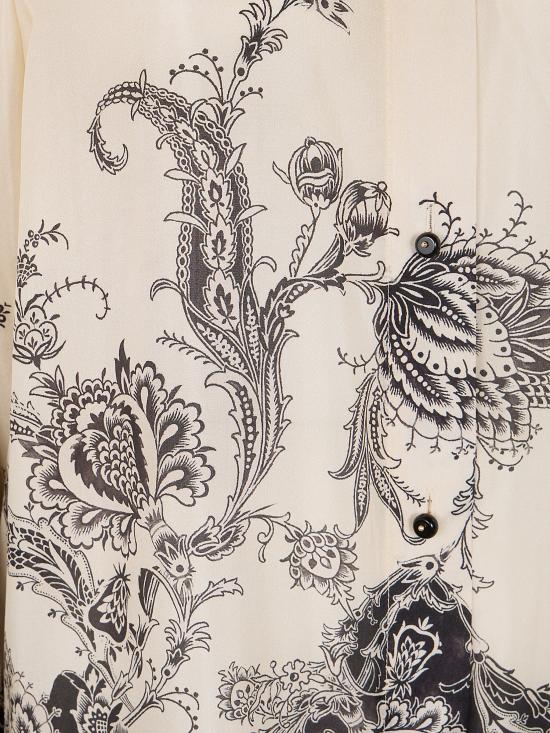 25FW 짐머만 셔츠 9923TSS251 CREAM BLACK FLORAL - ZIMMERMANN