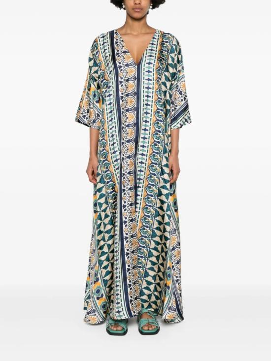  라 더블제이 롱 원피스 DRE0308 SIL001REA02 WH03 CASAREALE SMALL - LA DOUBLEJ