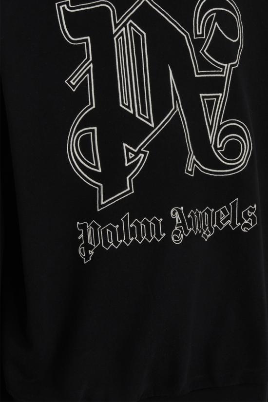  팜앤젤스 후드 티셔츠 PMBB126E23FLE001 1003 BLACKOFF - PALM ANGELS